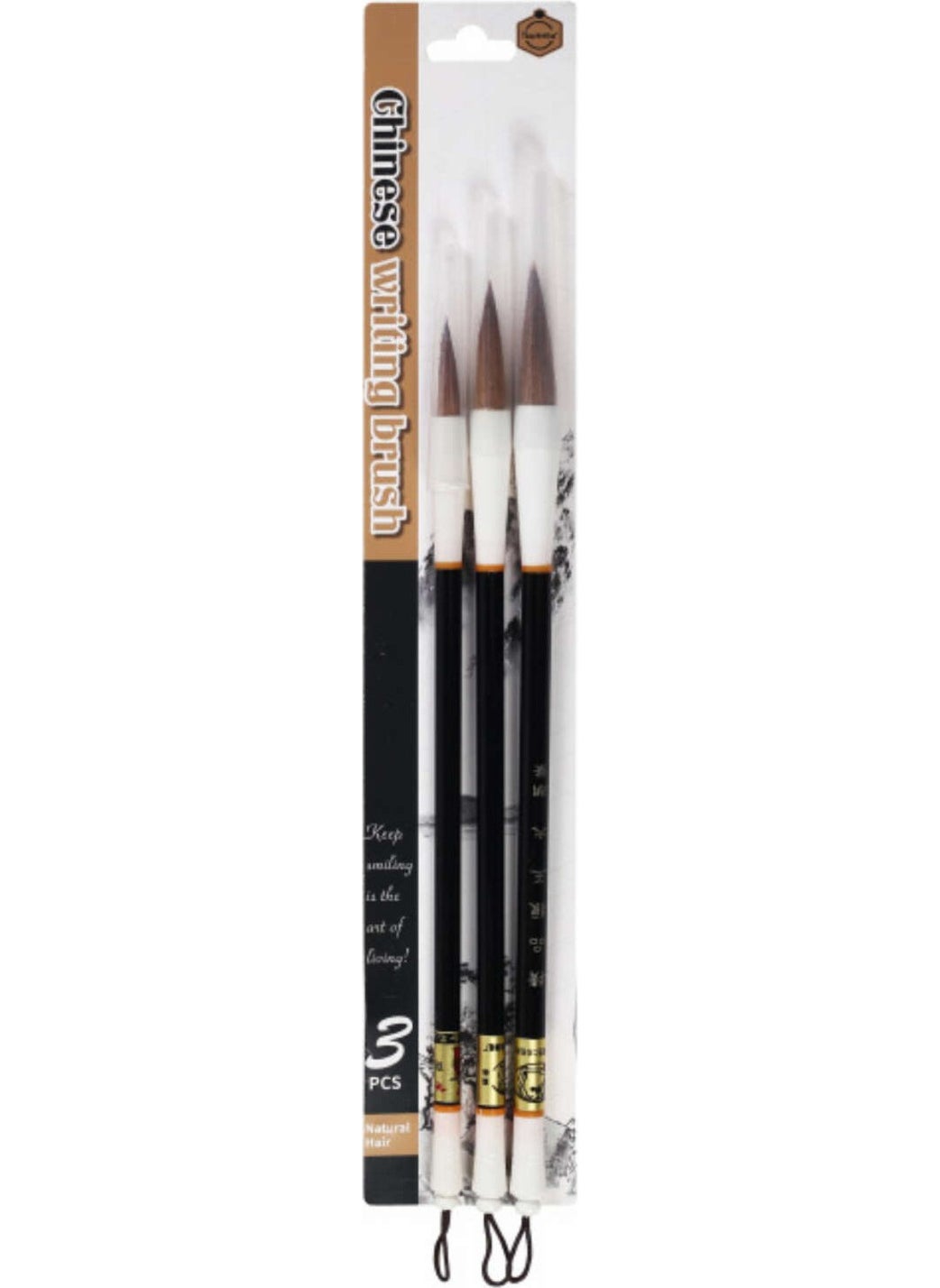 Hobi Market Art Hobby Market Art Chinese Calligraphy Writing Brush Set 3-Piece E0441  - Image 1