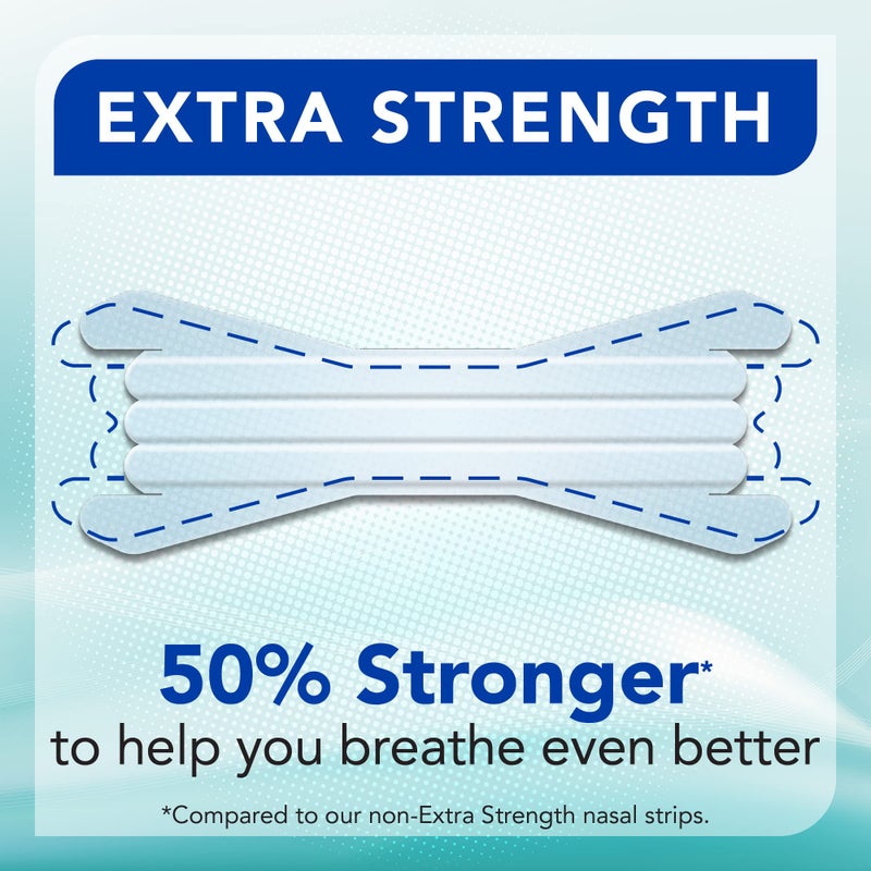 Instaclear Extra-Strength Nasal Breathing Strips Clear 50 ct | Works Instantly, Nasal Congestion Relief, Stops Snoring, Cold & Allergy - Image 5