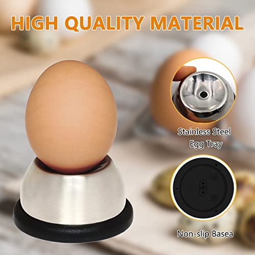MIATTCLD Egg Piercer, Stainless Steel Needle Egg Punch, Egg Piercer Hole Seperater Bakery Kitchen Tools, Dishwasher safe - Image 2