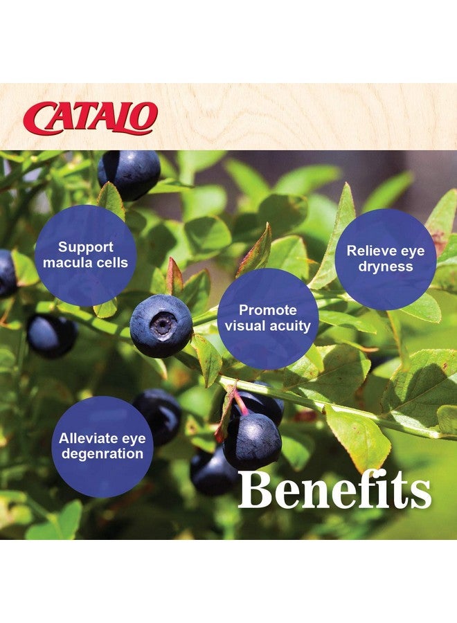 CATALO Bilberry Eyebright Extract Gold - for Fatigue & Blurry Vision - Eye Vitamins with Bilberry Lutein and Zeaxanthin Supplements for Eye Clarity - 60 Capsules - Image 5