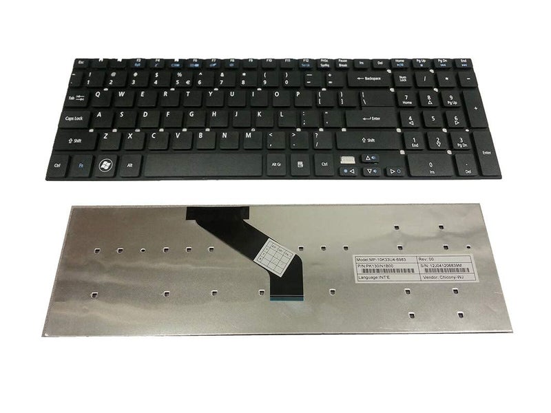 TravisLappy Compatible Replacement Laptop Keyboard for Acer Aspire 5755G Laptop Keyboard Replacement Keypad Black - Image 3