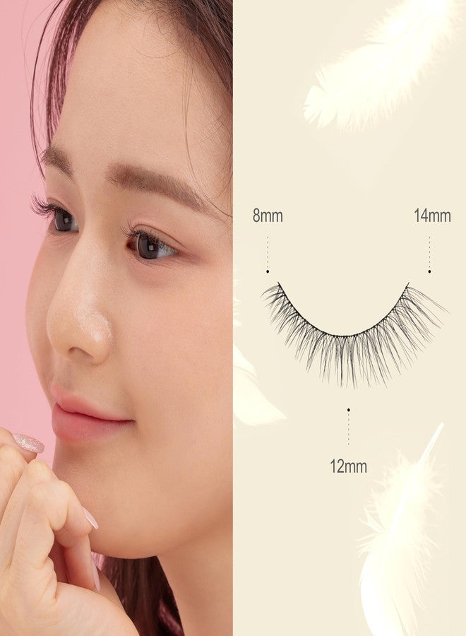 Piccasso EYEME Eyelash NO.31 - 5 Pack Set, Flared & Voluminous False Eyelashes, Wispy Cat Eye Lashes for an Open-Eye Effect, Lightweight & Soft for All-Day Wear, K-Beauty - Image 3