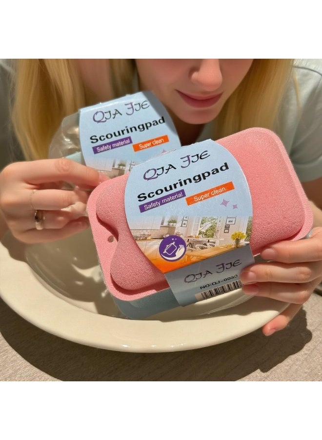 scouring pad,safty material and super clean,4pcs per pack - Image 2