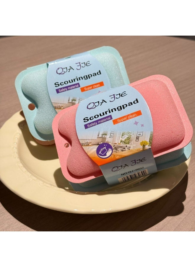 scouring pad,safty material and super clean,4pcs per pack - Image 1