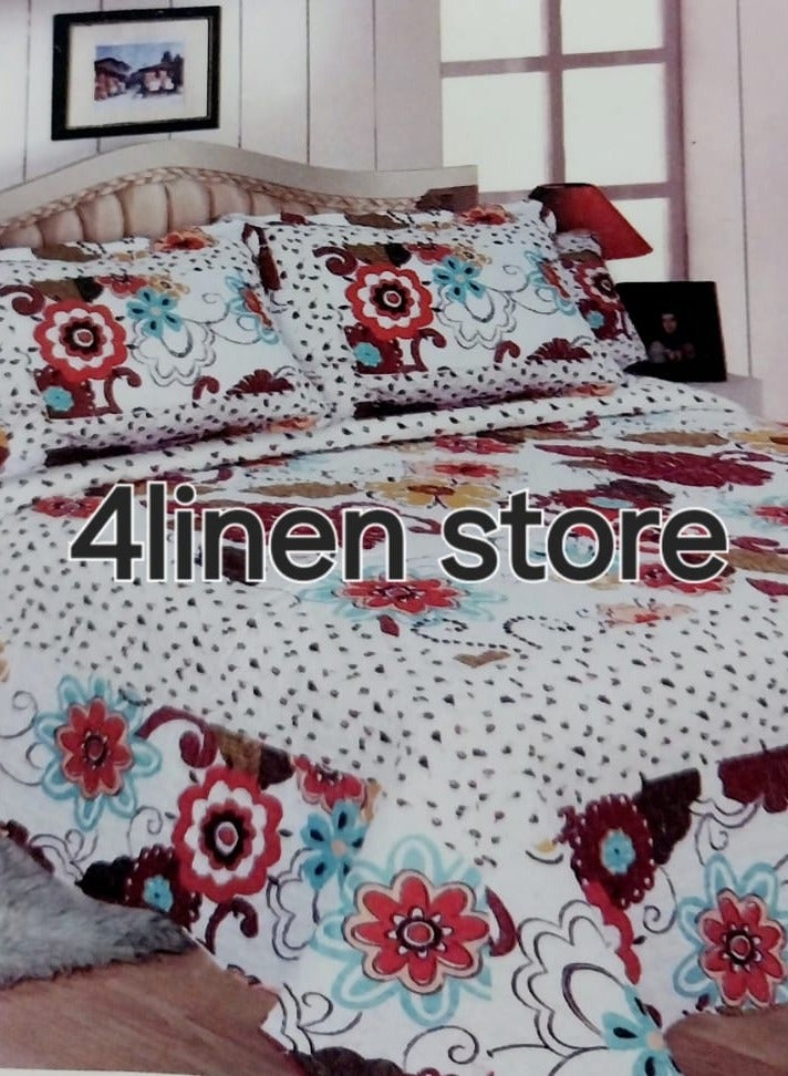 Double face cotton capoutine coverlet, large size