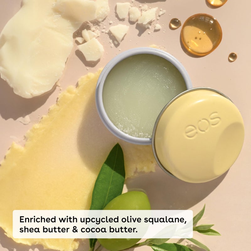 eos Plant-Based Vegan Lip Salve - Vanilla Bean, 100% Natural Formula, Cocoa Butter Lip Balm with Upcycled Olive Squalane, Cruelty-Free, 0.42 oz - Image 2