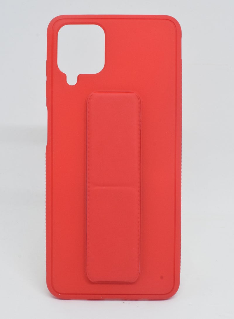 BORTONY Protective Case Cover With Finger Grip Stand For Samsung Galaxy A12 - Image 1