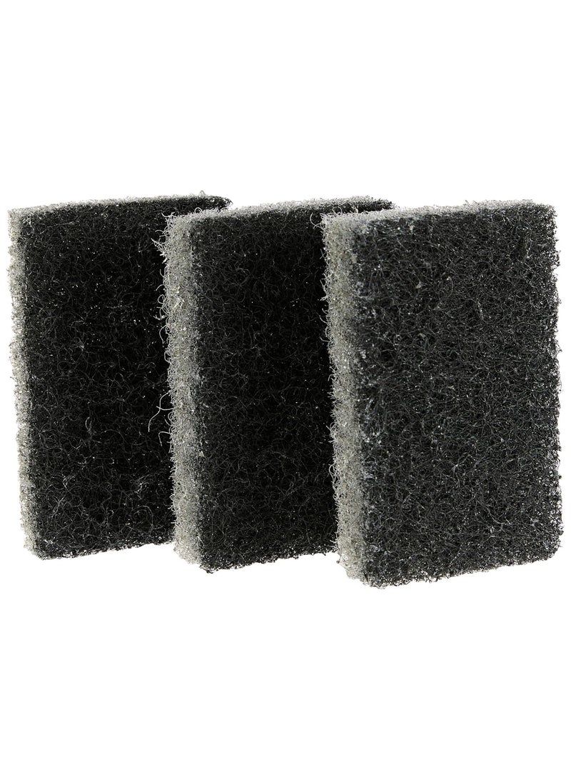 HOME DWELL Silver and Black Nylon Small Brush Scouring Pad - Durable Scrub Pads for Kitchen and Home  - Image 3