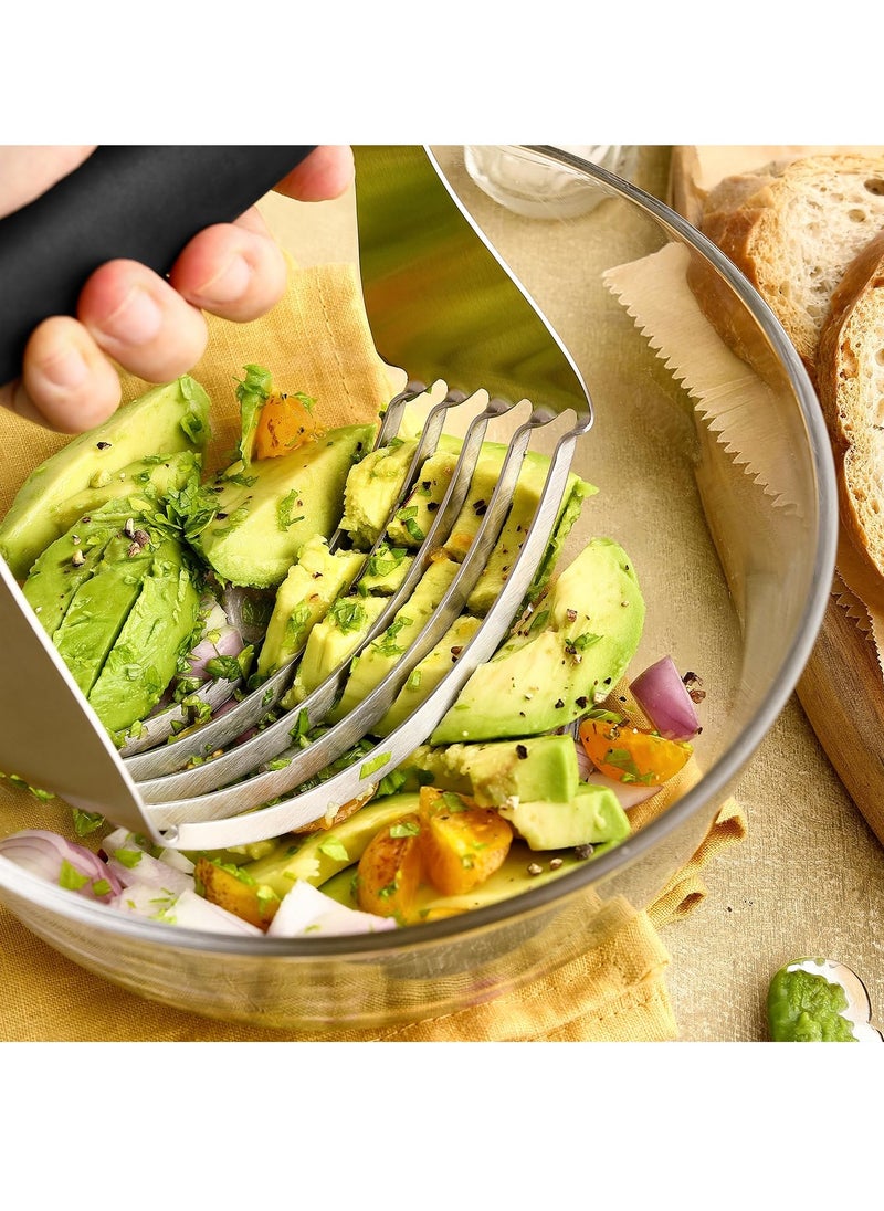 KASTWAVE - Spring Chef Dough Blender For Baking, Heavy Duty Dough Cutter Tool, Stainless Steel Pastry Cutter Tool with Sharp Blades, Dough Mixer, Pastry Blender for Easy Mixing, Dishwasher Safe - XL - Image 1