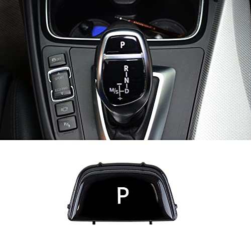 LIMBQS Gear Shift P Button for BMW F30 F34 F31, Gear Shift Knob Lever Parking Button for BMW 3 Series (Piano Black) - Image 2