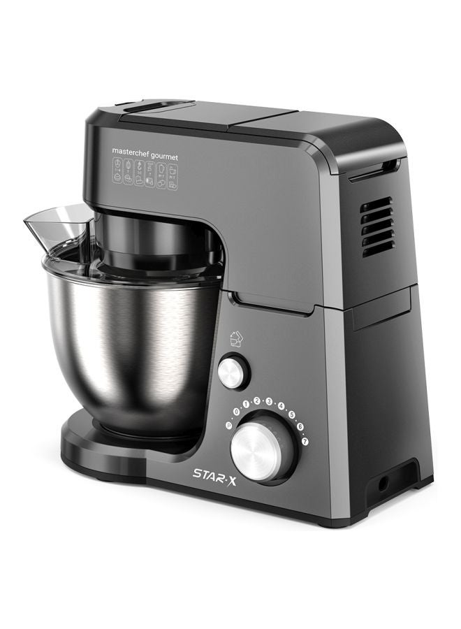 ستار إكس محضر طعام كهربائي 2.5 L 1000.0 W KM1701 Mini أسود/فضي - Image 3