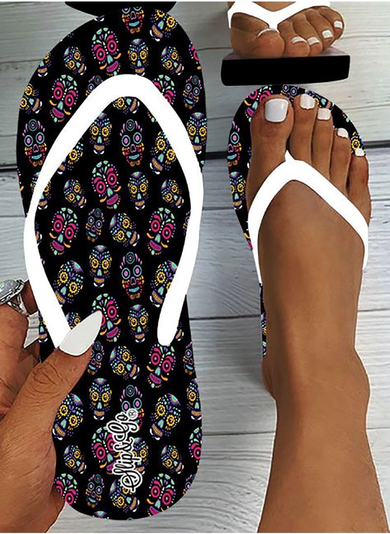Slip&Go - Women's Medical Slipper With Multi-colored Print - Image 1