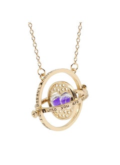 نيبمينينت European And American Movie Jewelry Harry Potter Time Converter Pendant Personality Alloy Hourglass Necklace 
