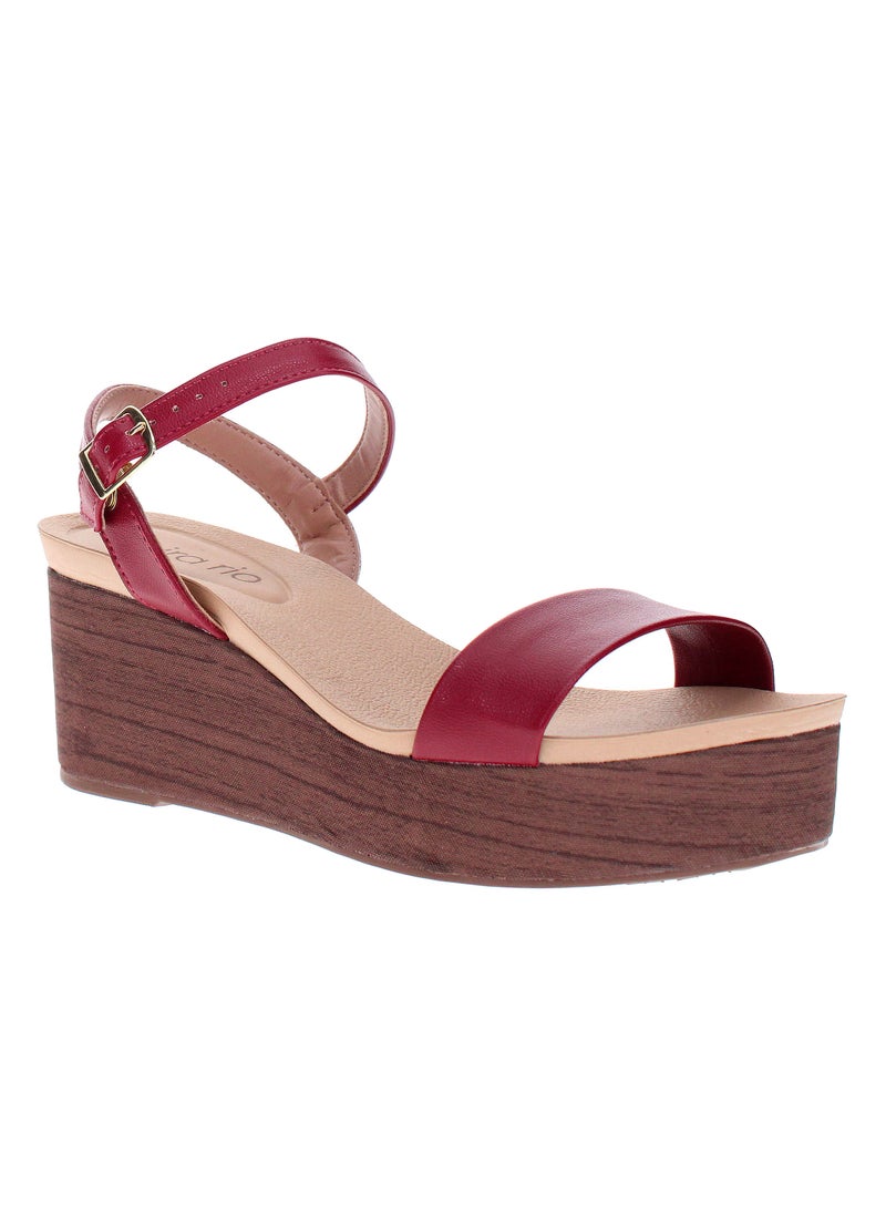 Beira Rio Women’s Flat Sandals with Back Strap – Secure Fit and Lightweight Daily Wear - Image 1