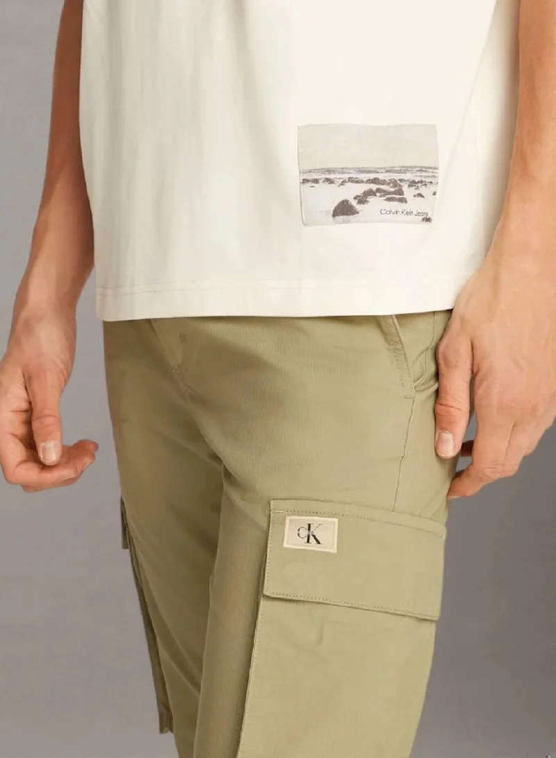 Calvin Klein Jeans  Back Photo Print T-shirt for Men | Best Price UAE