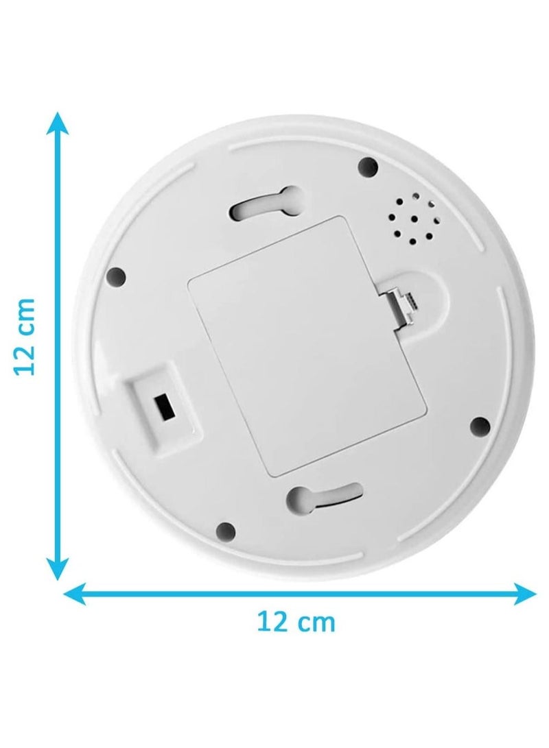 Rubik Dummy CCTV Camera with Flashing LED Light Fake Surveillance Camera Security Indoor Dome Camera with LED Light (1 pc, White)  - Image 4