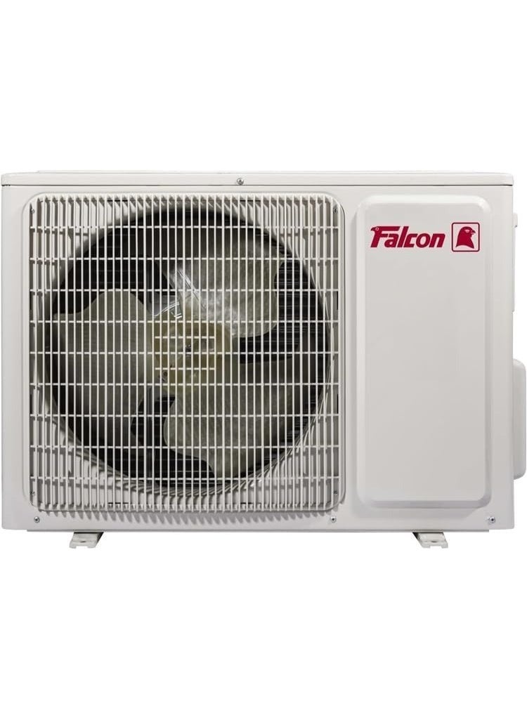 Falcon split air conditioner with a cooling capacity of 12,100 BTU (Inverter), model FTS12CI5. Al Juffali warranty: 2 years comprehensive / 5 years on the compressor. - Image 2