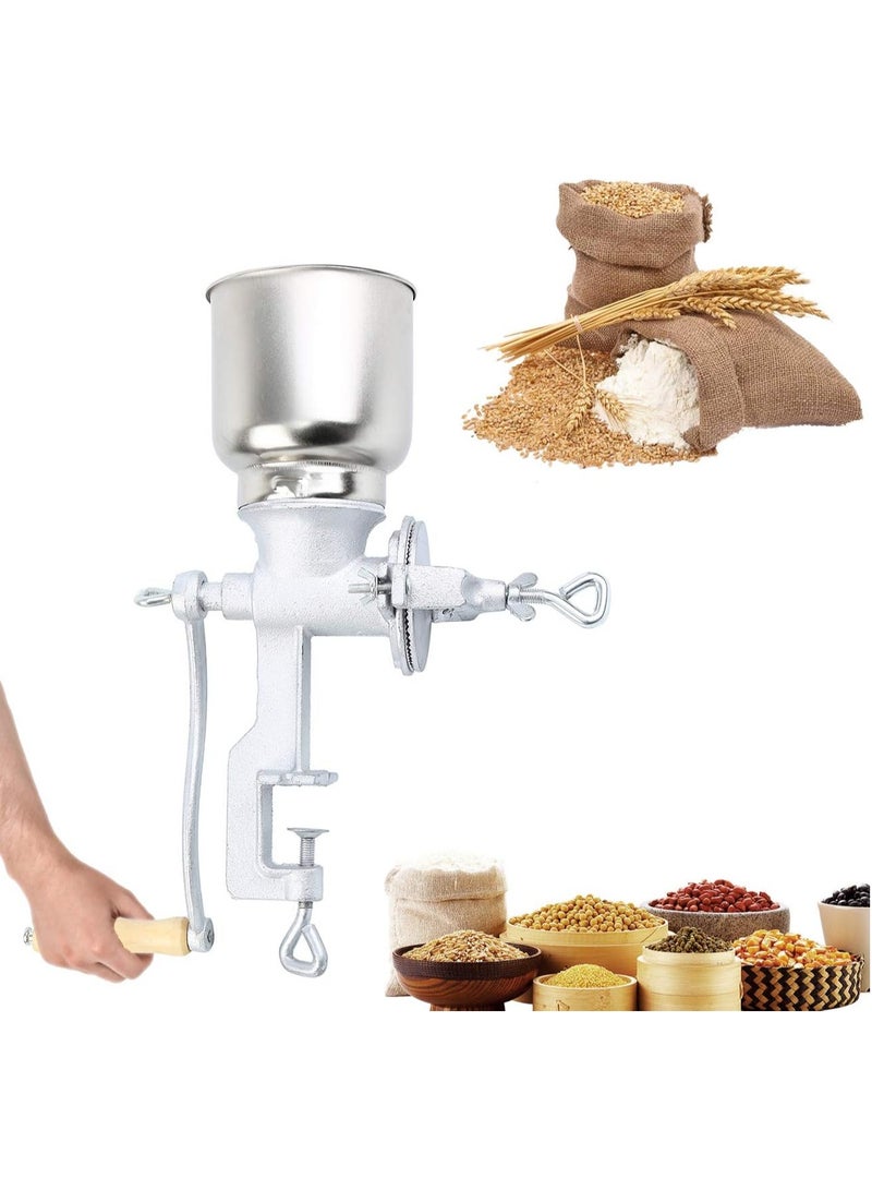 DubaiGallery Manual grain mill for corn wheat grains coffee beans nuts malt mill cast iron coffee grinder nut mill - Image 2