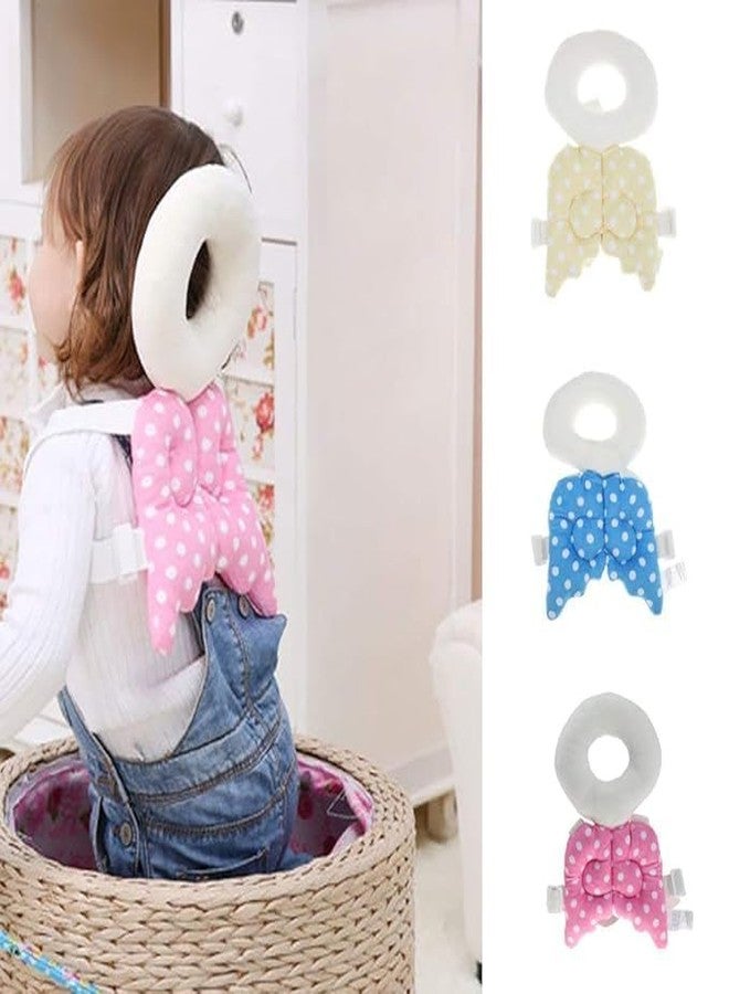 Akshify Baby Head Protector Safety Cushion for Toddlers - Soft Cotton Back Head Protection Pad with Adjustable Straps, Anti-Fall Safety Pillow for Crawling & Walking Babies (Multicolor) - Image 5