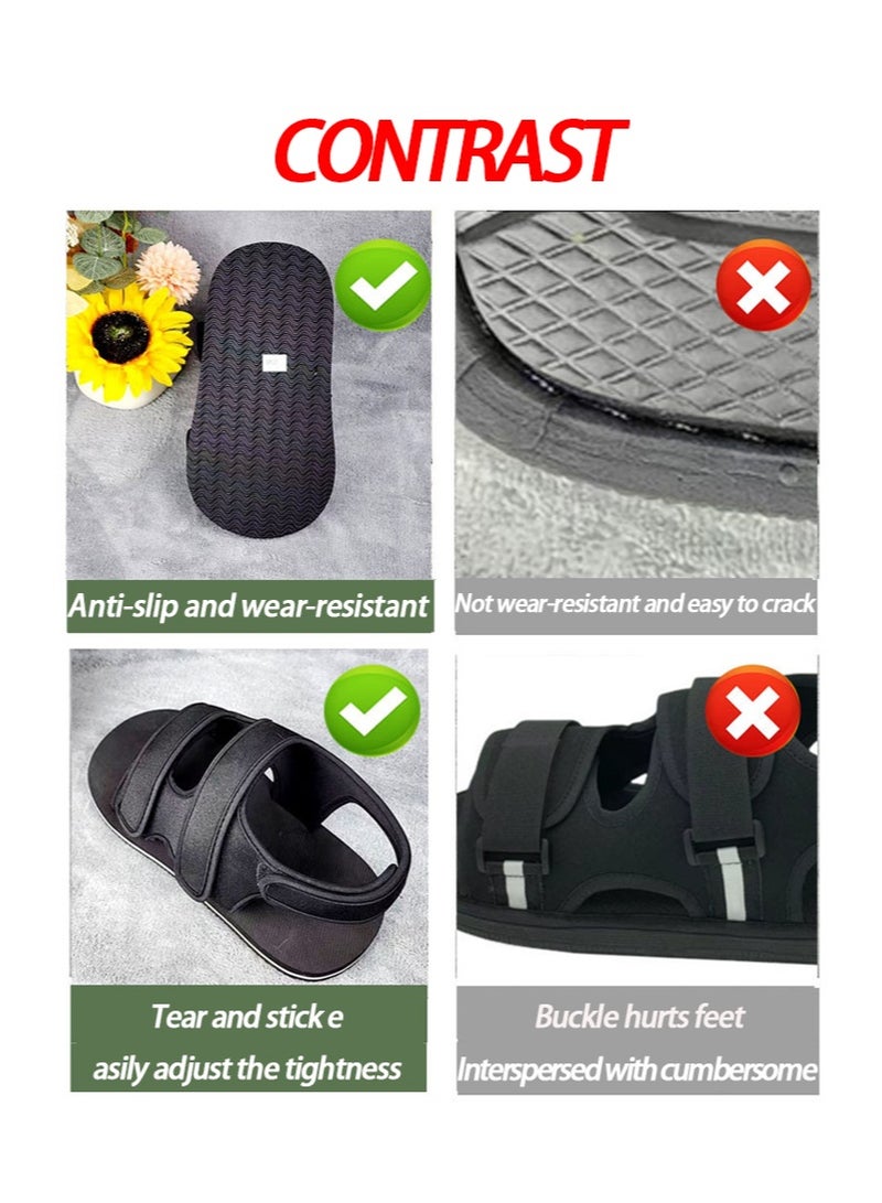 Aikanbo Foot Fracture Support Plaster Shoes Open Toe Boots Postoperative Toe Valgus Surgery Fixation for Foot Injury Stabilization Ankle Joint Recovery Pain Relief Daily Use - Image 4