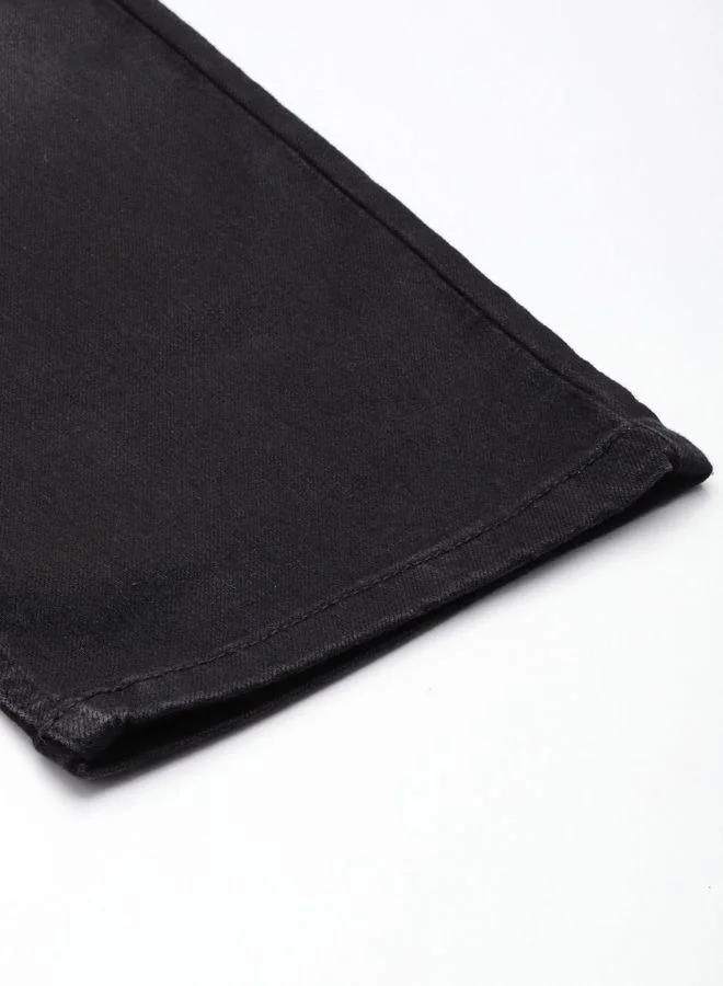 Freehand  Women Straight Fit Solid Mid Rise Jeans  | Best Price UAE