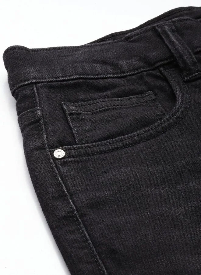 Freehand  Women Straight Fit Solid Mid Rise Jeans  | Best Price UAE
