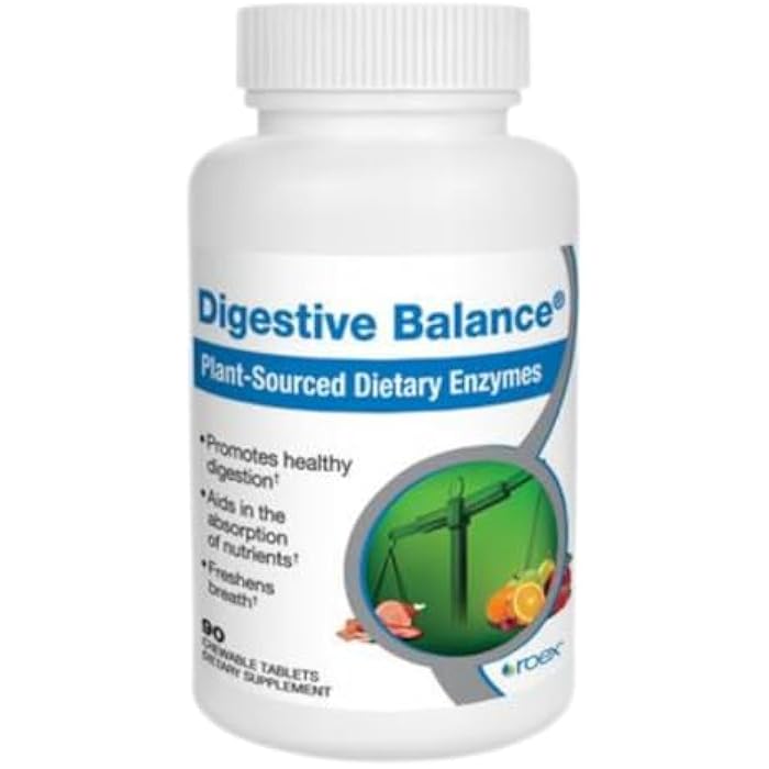 Roex Vitamins | Digestive Balance | Absorbs Nutrients | Dietary Supplement | Chewable Tablets | 90 Count - Image 1