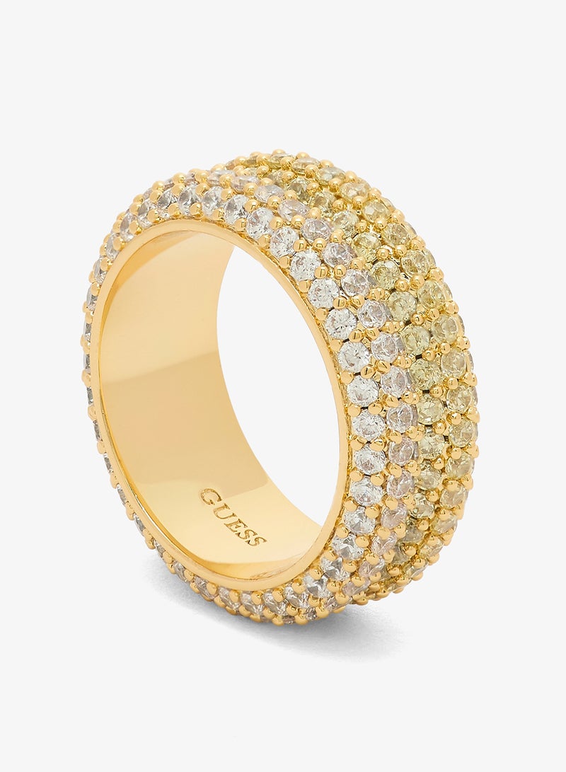 GUESS Essenza Pave Double Ring - Image 2
