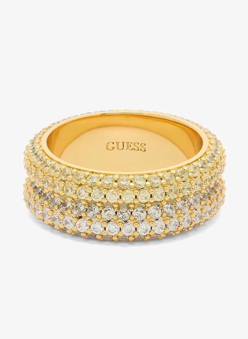GUESS  Essenza Pave Double Ring for Women | Best Price UAE