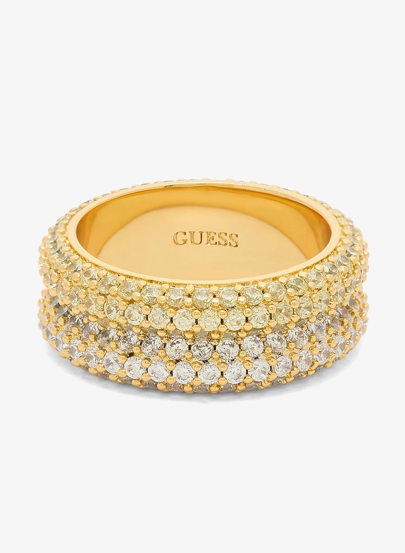 GUESS Essenza Pave Double Ring - Image 3