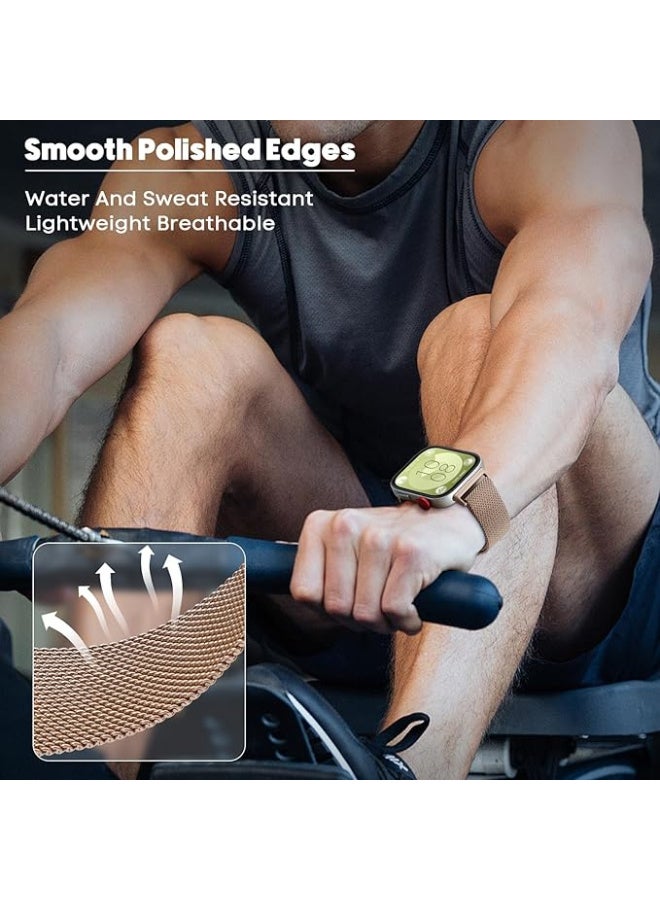 Strap Compatible with Huawei Watch Fit 3\4\4pro , Adjustable Stainless Steel Magnetic Metal Watch Strap for Huawei Watch Fit 3\4\4pro - Image 2