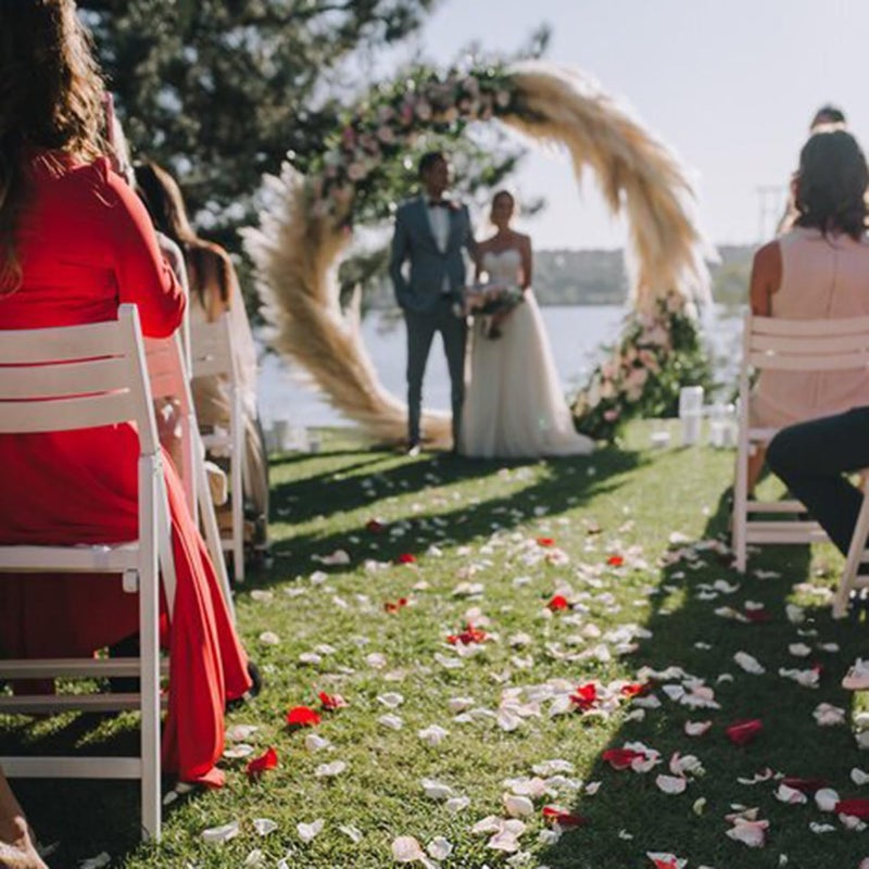 CODE FLORIST 2200 PCS Silk Rose Petals Wedding Flower Decoration (White) - Image 4