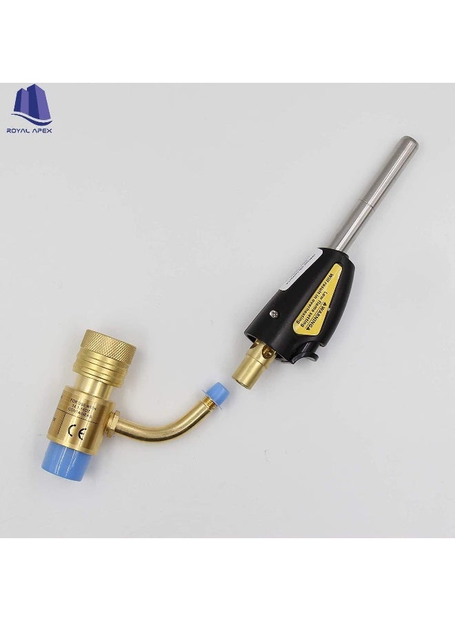 Royal Apex Hand Torch Tips Torch Swirl Map-Pro/Lpg Self Lighting Gas Self Ignition Turbo Torch Regulator Brazing Soldering And Welding Plumbing Gun - Image 5