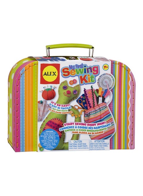My First Sewing Kit by Alex Crafts, Perfect for Beginners, Arts and Crafts Colorful and Fun Sewing Projects to Learn the Basic Skills of Sewing (Ages 7+)