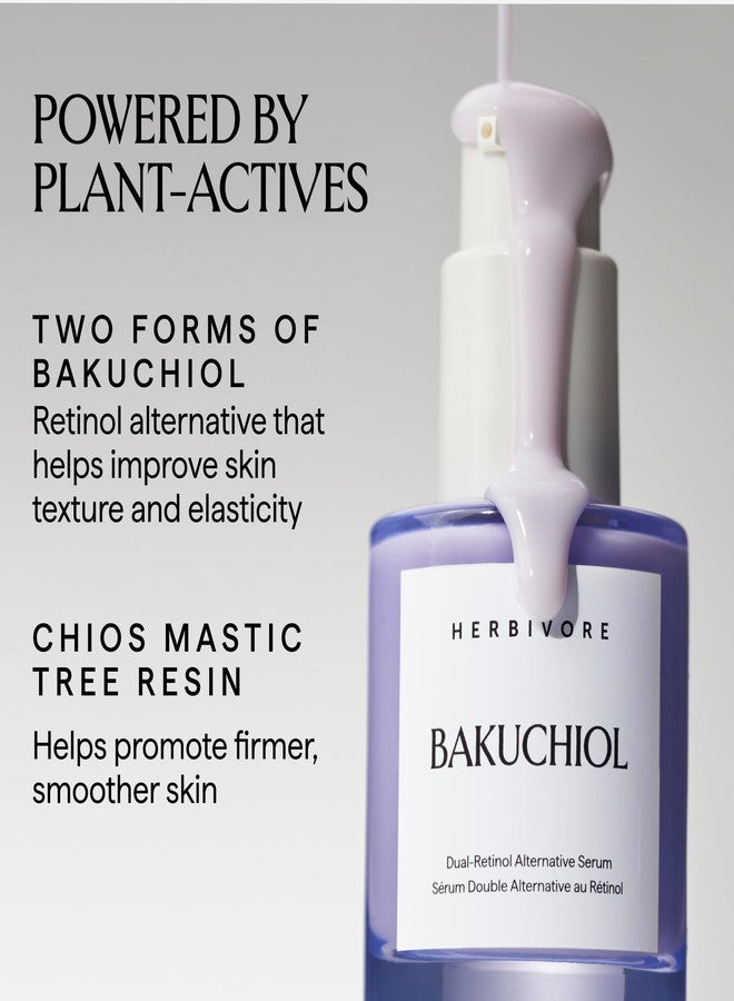 Herbivore Bakuchiol Dual-Retinol Alternative Face Serum | Smoothing & Firming for All Skin Types,1.0 ounce - Image 2