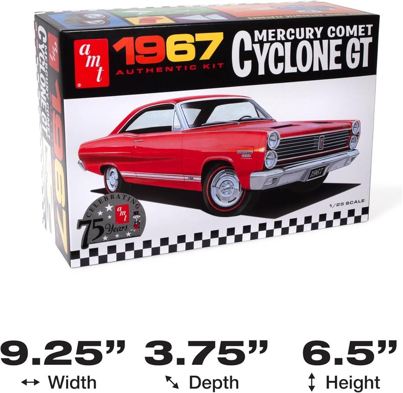AMT 1967 Mercury Cyclone GT 125 Scale Model Kit - Image 5