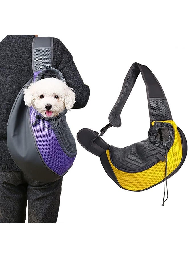 JCB CHIC Pet Carrier Backpack, Adjustable Pet Front Cat Dog Carrier Backpack Travel Bag, Easy-Fit for Traveling Hiking Camping for Small Medium Dogs Cats Puppies(L) - Image 1