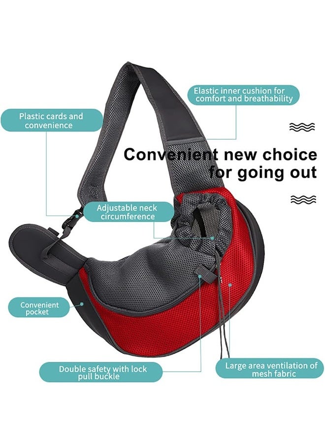 JCB CHIC Pet Carrier Backpack, Adjustable Pet Front Cat Dog Carrier Backpack Travel Bag, Easy-Fit for Traveling Hiking Camping for Small Medium Dogs Cats Puppies(L) - Image 3