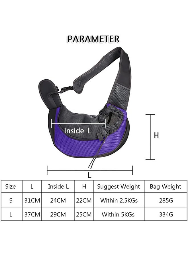 JCB CHIC Pet Carrier Backpack, Adjustable Pet Front Cat Dog Carrier Backpack Travel Bag, Easy-Fit for Traveling Hiking Camping for Small Medium Dogs Cats Puppies(L) - Image 2