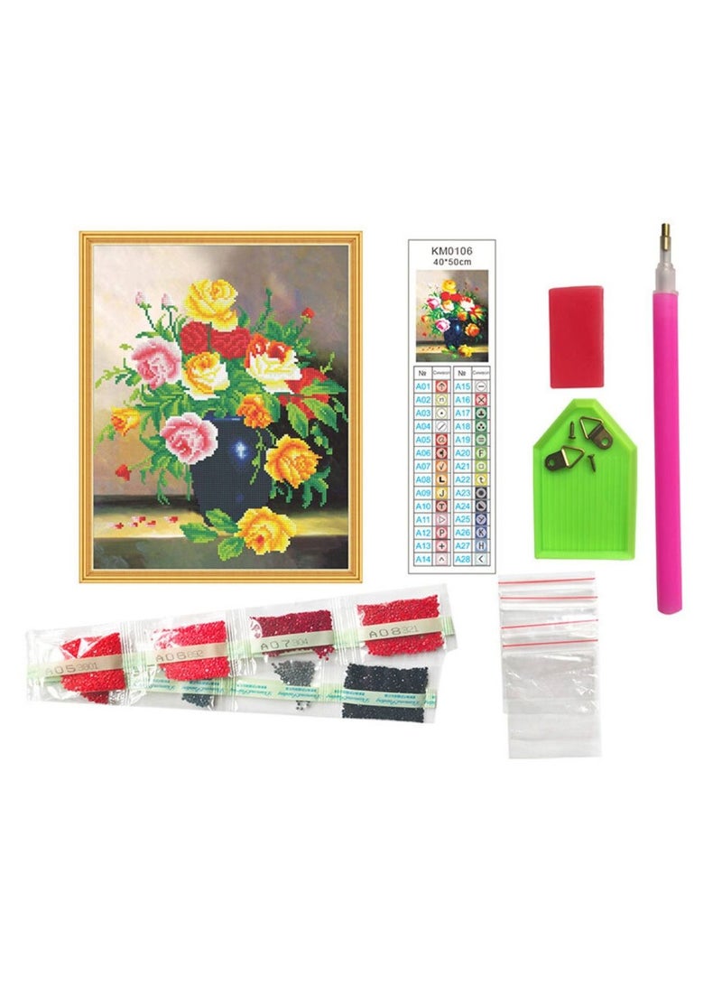 STRATEG DIY 5D Round Diamond Painting Craft Kits Multicolor - Image 5