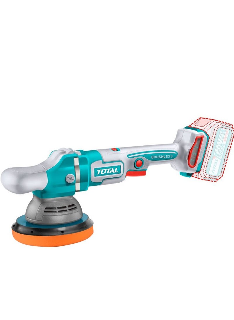TOTAL 6-inch battery polishing gun without battery and charger - TAPLI2015 - Total - Image 1