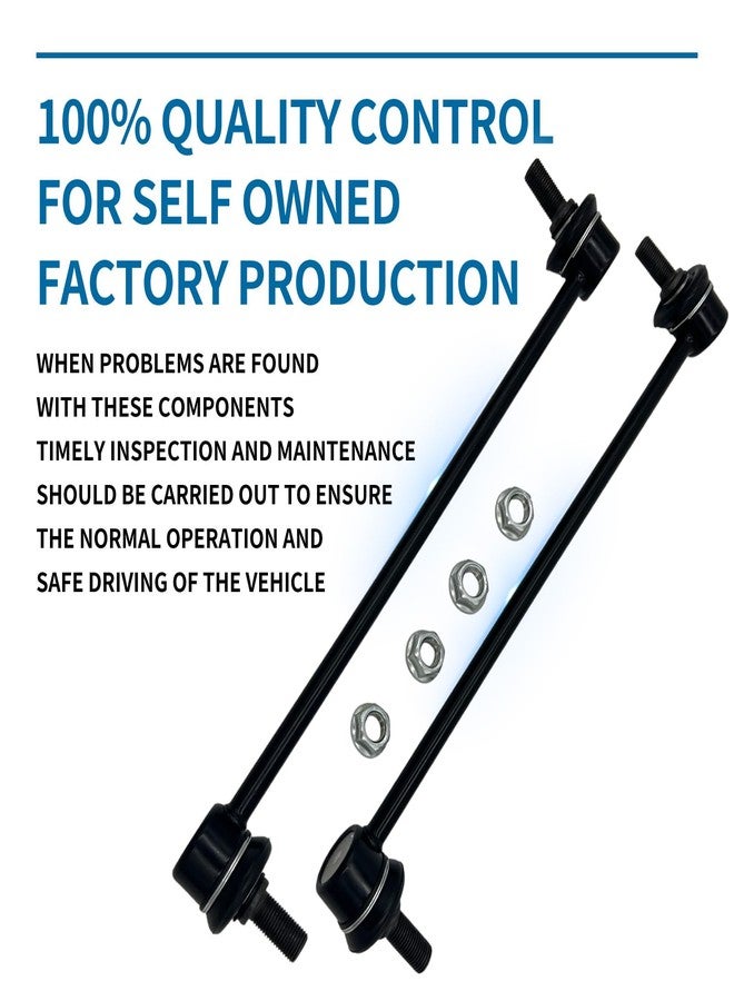 XCPMC Front Sway Stabilizer Bar End Link 2 Pcs Left & Right｜Replacement For Pacifica Town & Country Caravan｜Replace OE#: K7258 Black - Image 4
