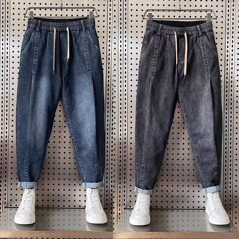 Unisex Classic Denim Jeans Loose Fit Daily Outdoor Wear - Image 2
