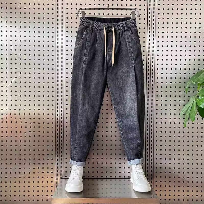 Unisex Classic Denim Jeans Loose Fit Daily Outdoor Wear - Image 3