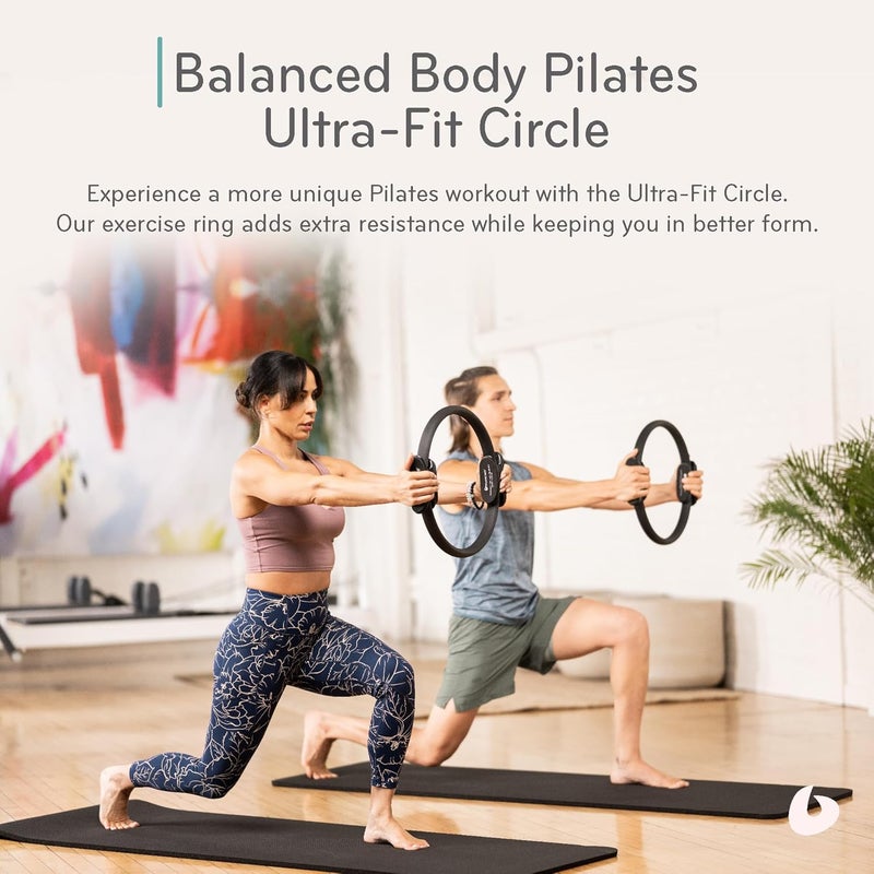 Balanced Body Ultra-Fit Circle Pilates Ring - 15-Inch Resistance Trainer for Upper and Lower Body Workouts - Image 2