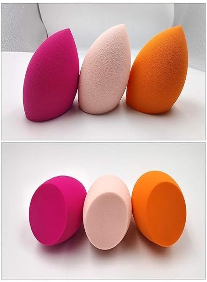 RINKIFY Beauty Blender Sponge - Latex-Free, Super Soft Makeup Sponge for Foundation, Liquid, Cream & Powder | Multicolor Applicator for Blending, Contour, Setting | Wet & Dry Use, Flawless Finish (CUT[PACK OF 6 ]) - Image 2