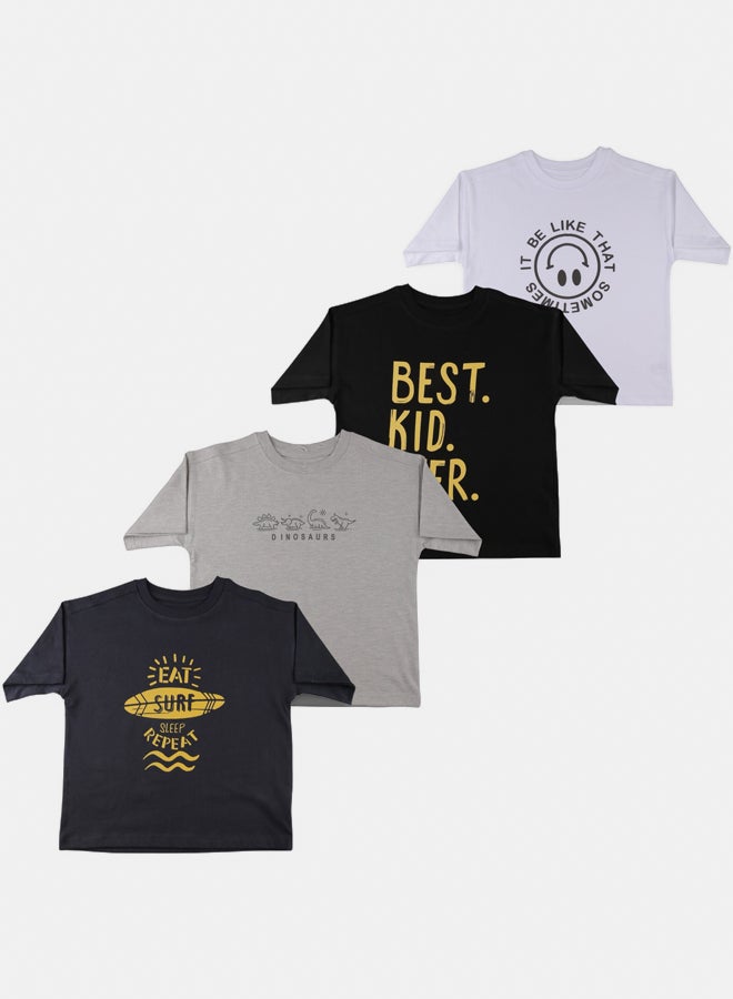 تيشيرت نص كم 4*باك أودلاي