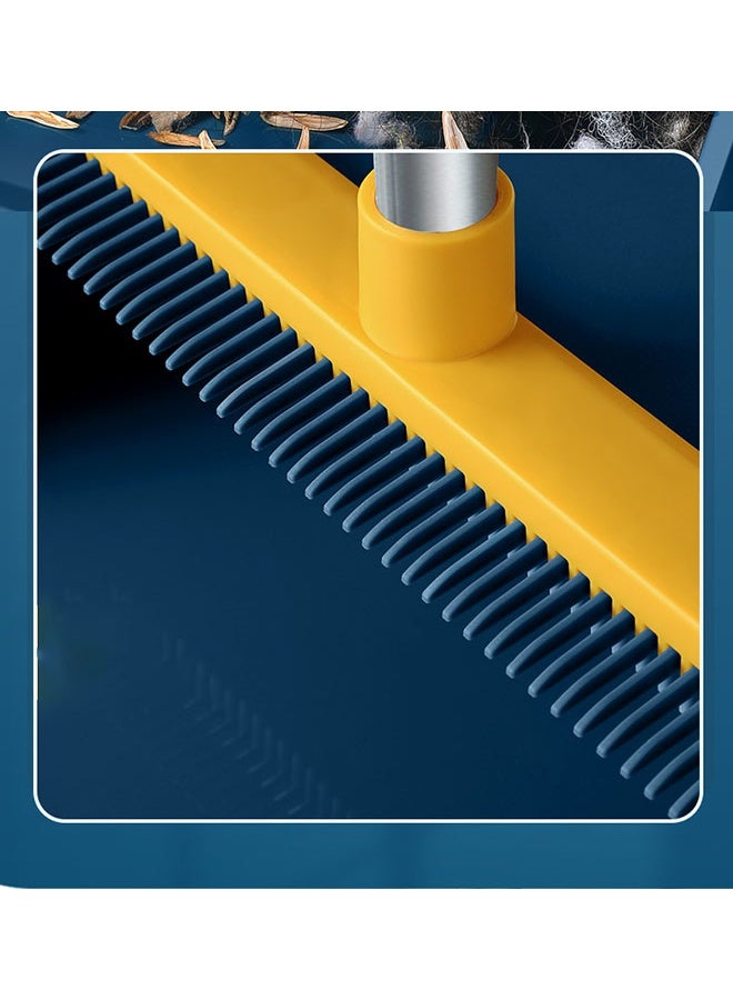 VINNYSEN Upgrade Broom with Dustpan Combo Set, Broom  Dustpan and scraper 3 Set with 88CM Long Handle, Dust Pan and Brooms, ZeroGap Lip, Self-Cleaning Dustpans Teeth for Lobby Kitchen Restaurant - Image 4