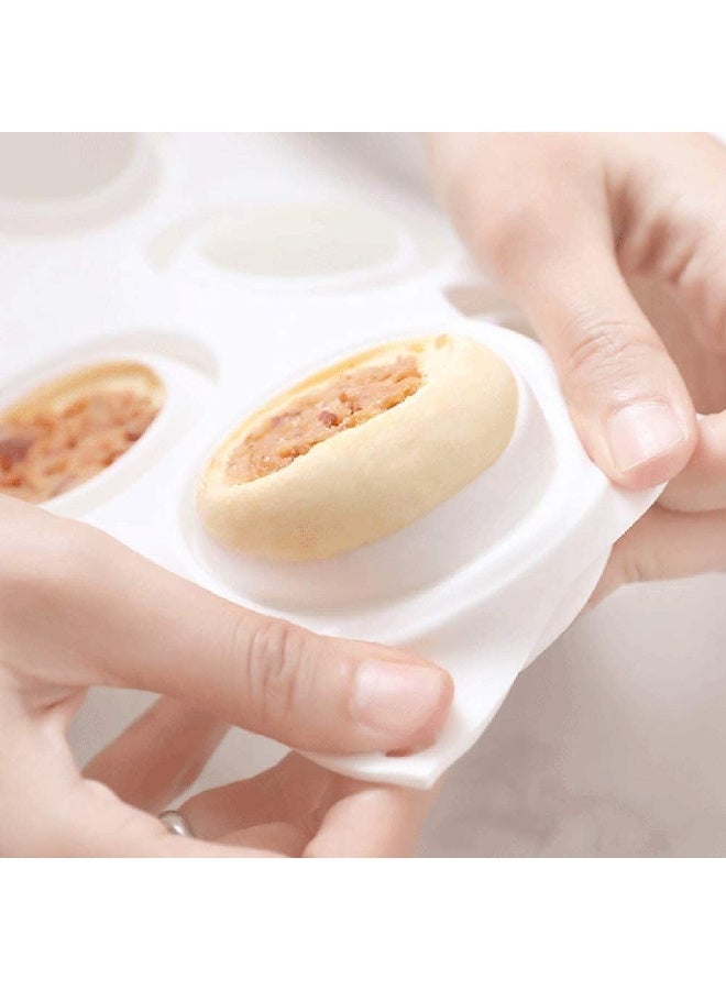 1 Pcs Silicone chocolate molds , Fondant Mould, Cake Mold, DIY baking pudding dessert mold, Tools Kitchen Accessories, 15 round shaped holes(Color : White) - Image 3