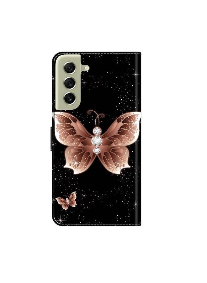 erorex Case For Samsung Galaxy S21 FE 5G Crystal 3D Shockproof Protective Leather Phone Case - Image 3